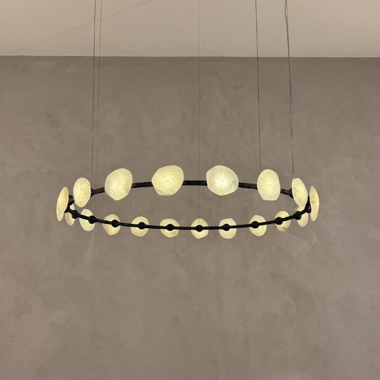 pendente em quartzo branco, pendente para sala de jantar, pendente oslo IV aver design