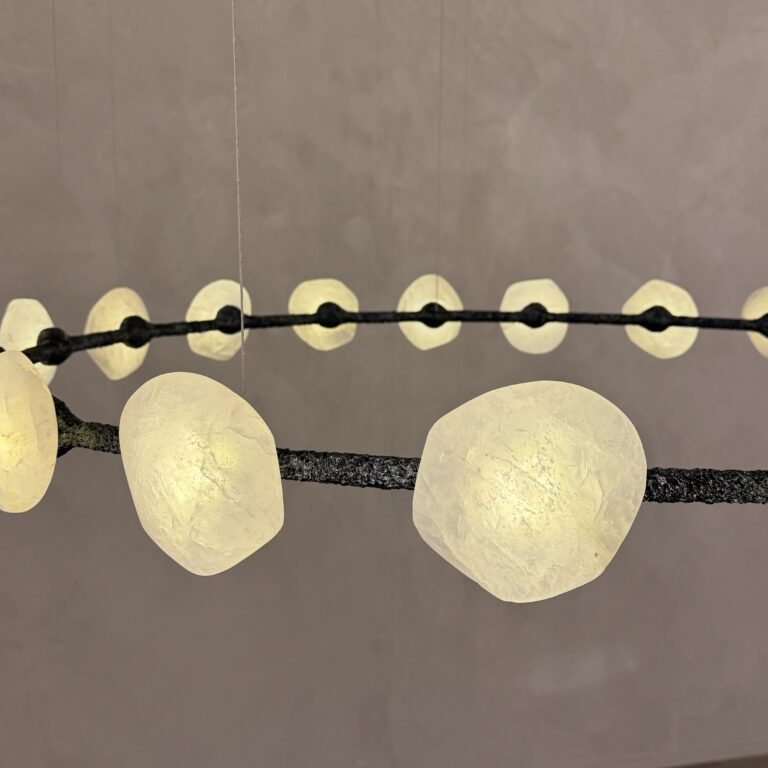 pendente em quartzo branco, pendente para sala de jantar, pendente oslo IV aver design